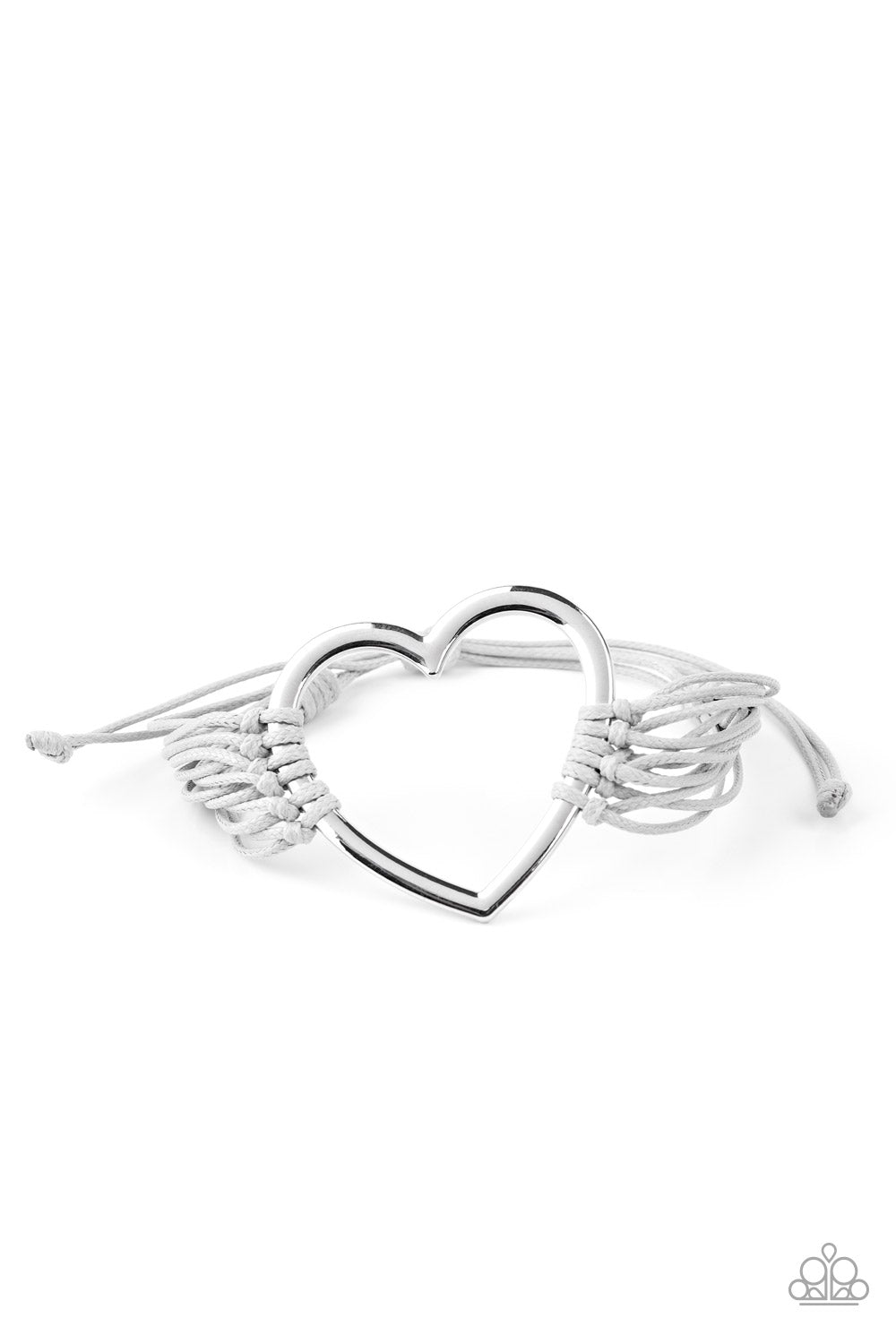 PLAYING WITH MY HEARTSTRINGS - SILVER - Pretykimsbling